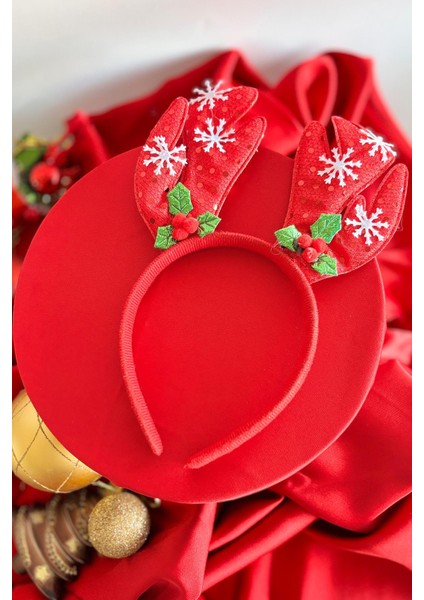 Yılbaşı Geyik Kafası Detaylı Parti Tacı