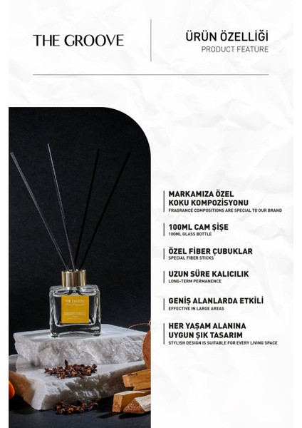 Floral Bouquet 100 ml Kare Oda Kokusu Parfümü Şef