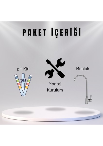 Rich Mineral İyonize pH 8,5 Alkali Zengin Mineralli Ev Tipi Canlı Su Üreten En İyi Su Arıtma Cihazı fırsatları