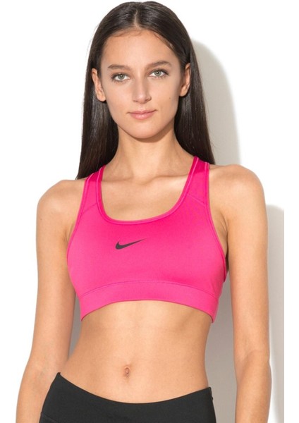 Dri Fit Victory Compression Bra Kadın Bustiyer Sporcu Sütyeni Pembe