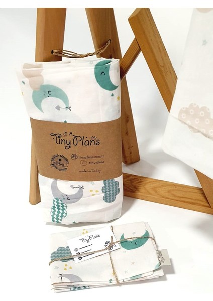 Lastikli Bebek -Çocuk Çarşaf Yastık Kılıfı Takımı