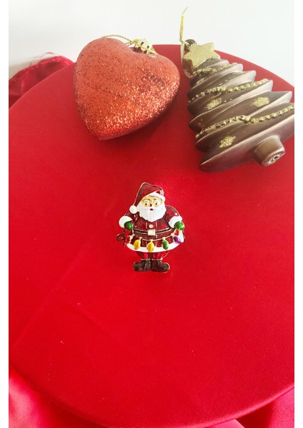 Yılbaşı Noel Baba Figürlü Broş fiyatları