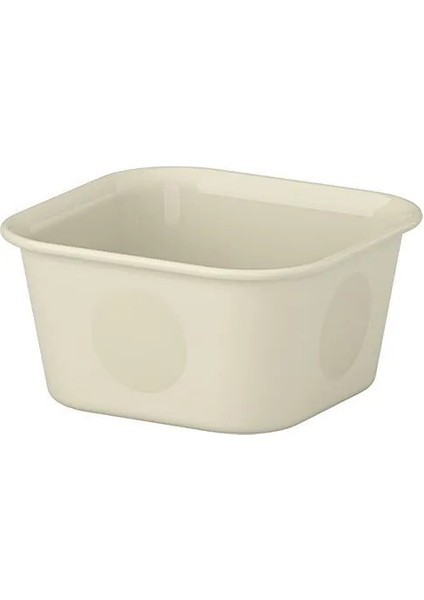 Sumuhome Nojıg Düzenleme Saklama Kutusu Bej 10 x 10 x 5 cm