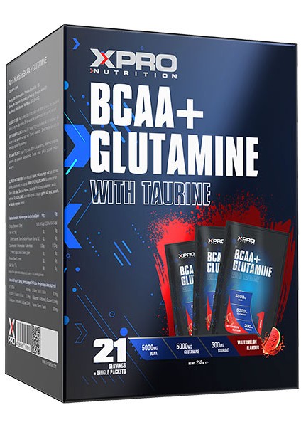 Bcaa+Glutamine 12gr 21 Saşe - Karpuz Aromalı