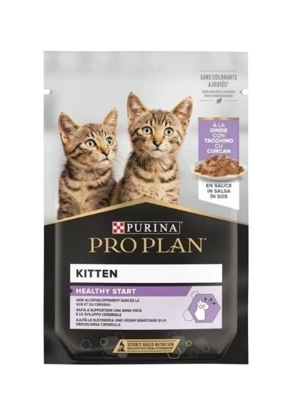 Kitten Hindili Pouch Yavru Konserve Kedi Maması 85 gr 1 Adet