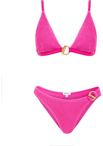 Dokulu Üçgen Bikini Seti