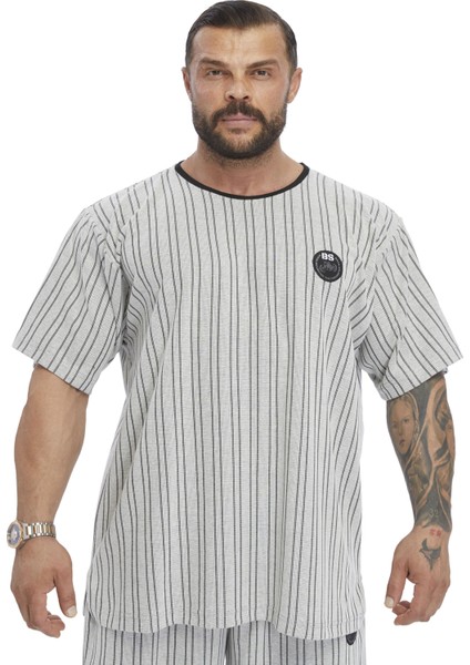 Oversize Bisiklet Yaka T-Shirt Bgsm 3367 modelleri