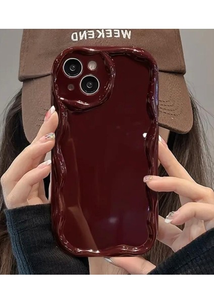 Iphone 14 Pro Max Bordo Kabuk Telefon Kılıfı