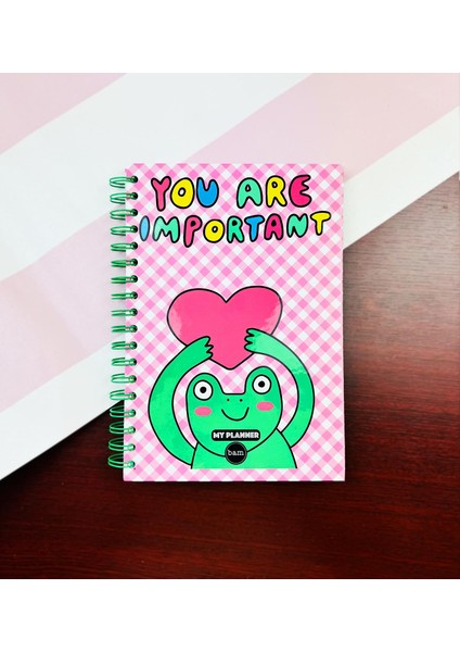 You Are Important Tasarımlı Konuşan Ajanda