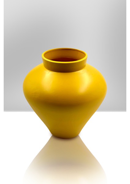 Seramik Vazo - Büyük Küp Dekorasyon - 27 cm x 27 cm - Gold modelleri