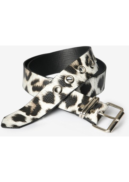 Leopar Desenli Kadın Kemer - Leopar Leopar - 90 modelleri