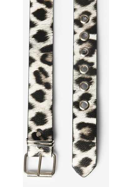 Leopar Desenli Kadın Kemer - Leopar Leopar - 90 fırsatları