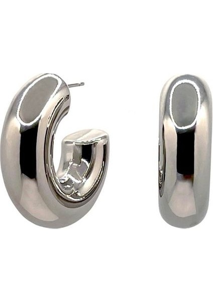 Silver Boru Model Küpe
