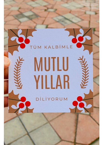 Yılbaşı Tebrik Kartı 4'lü