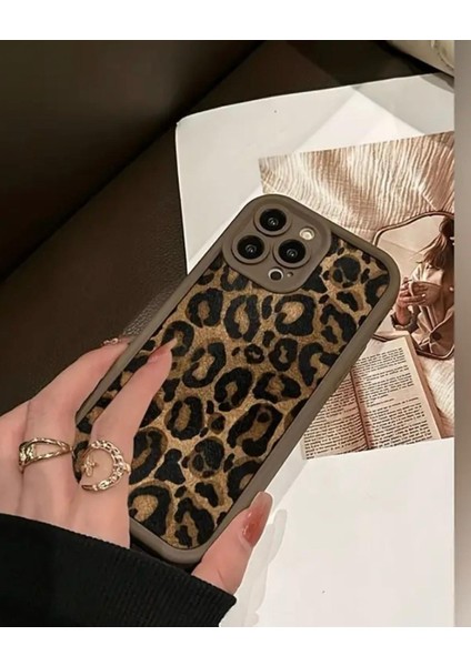 Iphone 14 Promax Leopar Desenli Telefon Kılıfı