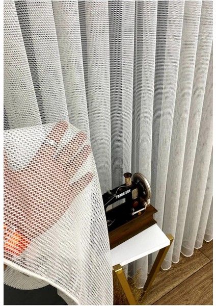 Beyaz Renk Fileli Tül Perde 1/2pileli Mutfak Ofis Büro Tül Perde fiyatları