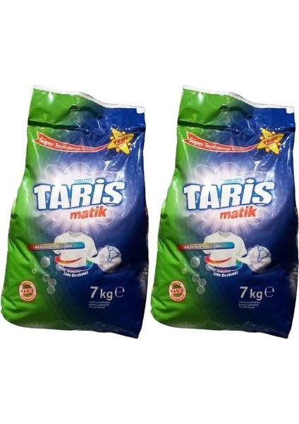 Matik Toz Çamaşır Deterjanı 14KG Renkli ve Beyazlar Için (2pk*7kg) (106 Yıkama)