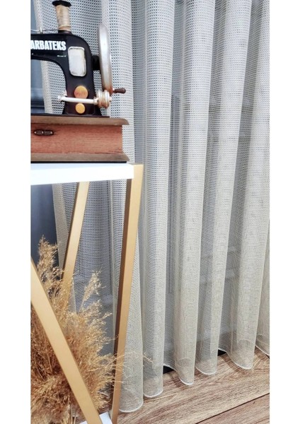 Vizon Renk Fileli Tül Perde 1/2pileli Mutfak Ofis Büro Tül Perde fiyatları