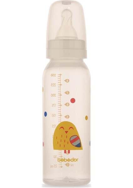 Desenli Pp Biberon 250ML (KOD:24302) - Sarı