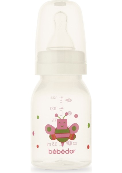 Desenli Pp Biberon 125ML (KOD:23302) - Pembe