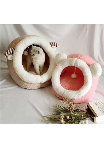 MW0001-SARI Stil 42X42X37(CM) Tatlı Kedi Yatağı Sıcak Evcil Hayvan Sepeti Rahat Kedi Yuvası (Yurt Dışından) indirimleri