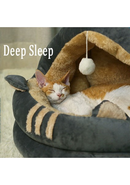 Stil A-Pembe Stili 35CM Kedi Yuvası Yarı Kapalı Kedi Kulübesi Yatağı (Yurt Dışından) modelleri