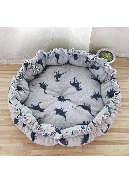 No.6 Tarzı 55CM Dış Çap Sıcak Kedi Yatağı (Yurt Dışından)