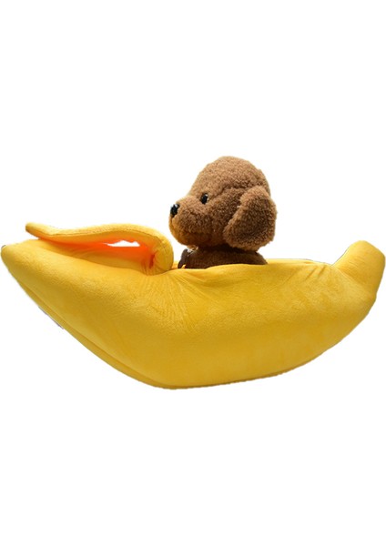 Sarı Stil 3-5.5 Ibs Için Muz Şekilli Ev Evcil Hayvan Matı (Yurt Dışından) fırsatları