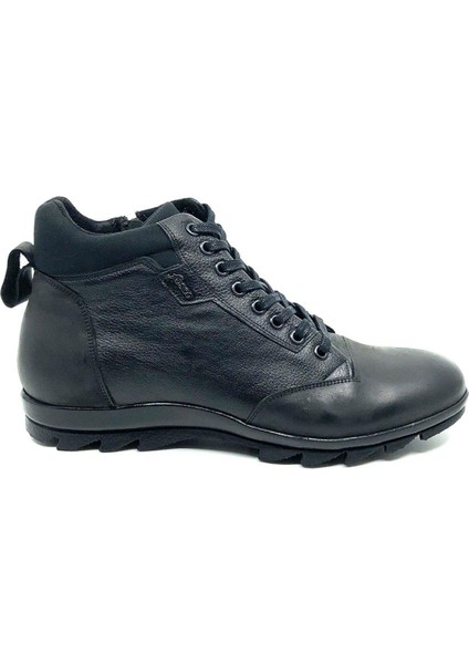 Deri Siyah Sıcak Astar Spor Erkek Bot 9519 636 551 fiyatları
