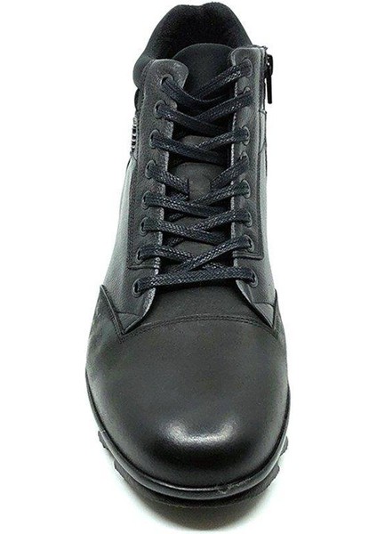 Deri Siyah Sıcak Astar Spor Erkek Bot 9519 636 551 fırsatları
