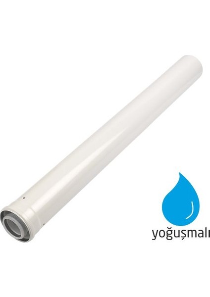 Geylani Yoğuşmalı Kombi Baca Borusu Uzatması 100 cm