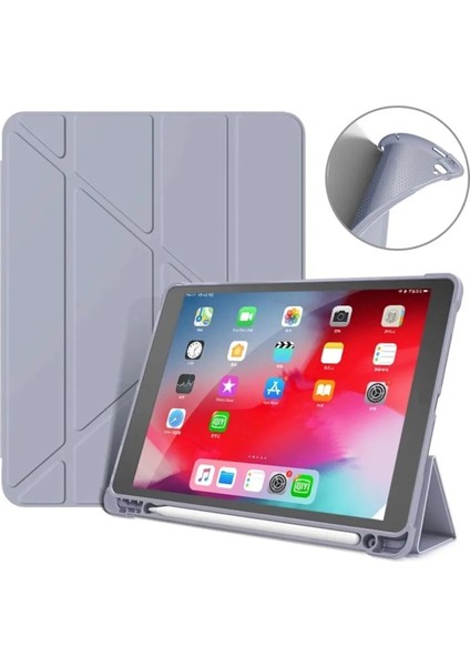 Apple iPad 7. Nesil 10.2 Inch Uyumlu Premium Smart 360 Kalem Yuvalı Kapaklı Kılıf