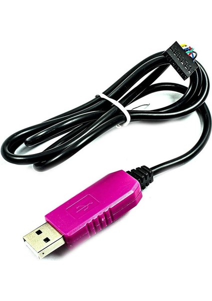 PL2303HXD USB - Ttl RS232 6 Pin Seri Haberleşme Dönüştürücü Kablo