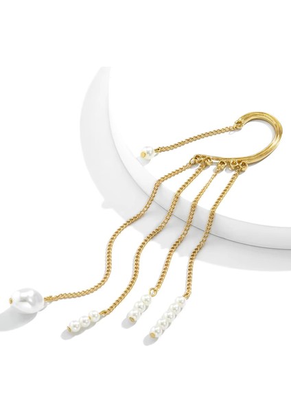 Inci Şöleni Kulak Deliği Gerektirmeyen Ear Cuff - Sallantılı Kıkırdak Küpesi modelleri