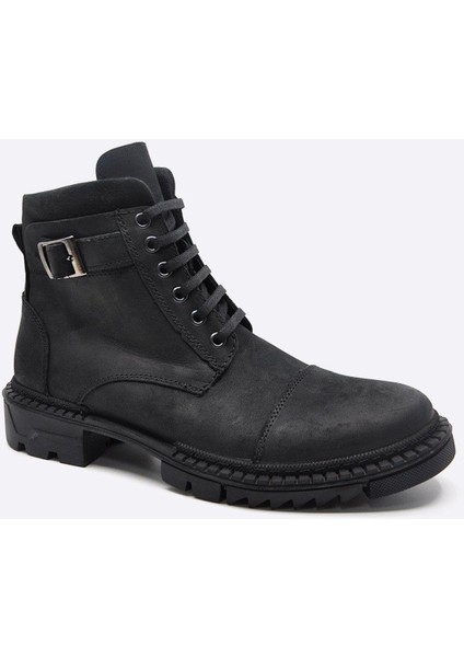 Deri Siyah Kışlık Erkek Bot 549760 01