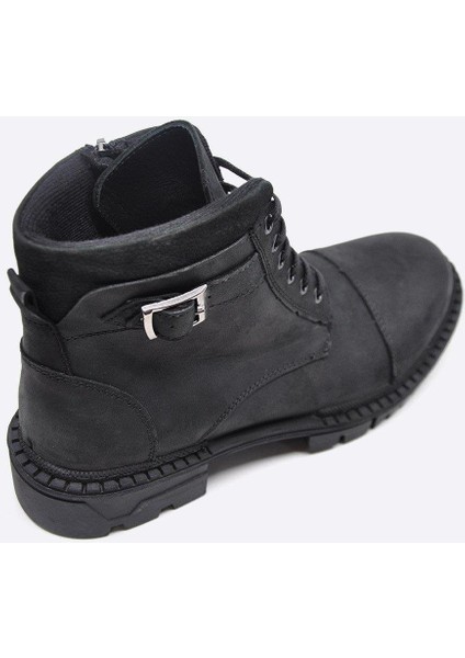 Deri Siyah Kışlık Erkek Bot 549760 01 indirimleri