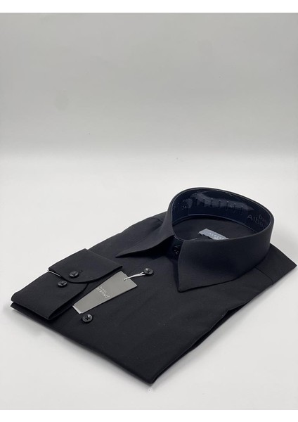 Italyan Stil Slim Fit Erkek Sivri Yaka Gömlek