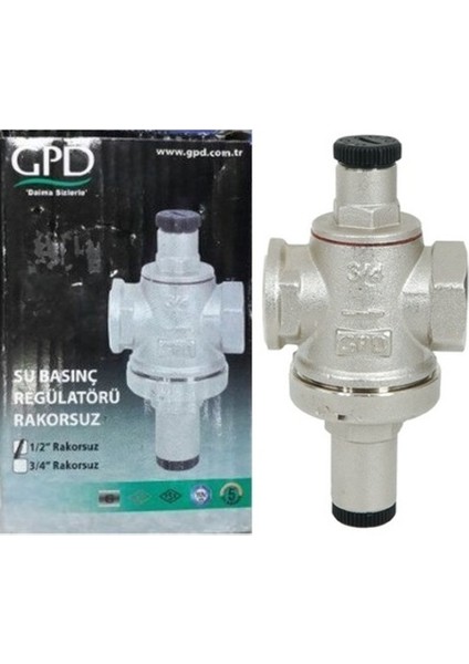 Gpd Su Basınç Düşürücü Su Basınç Regülatörü Rekorsuz 1/2