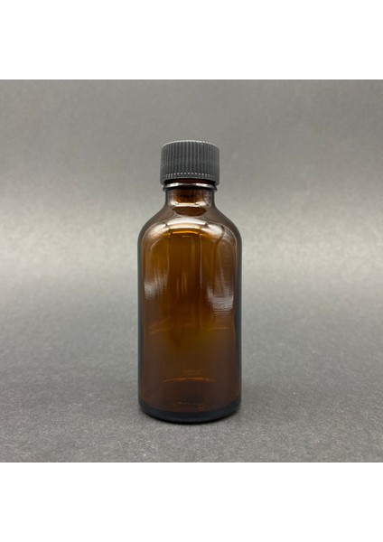 JUNİBELİW 7 Adet 50 ml Amber Kahverengi Cam Şişe Çok Amaçlı Plastik Kapaklı Shot Şişesi 7X50ML