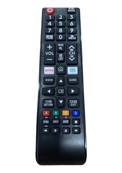 Samsung Netflıx Prime Tuşlu LCD LED Tv Kumandası Küçük Kalıp LCD 1091