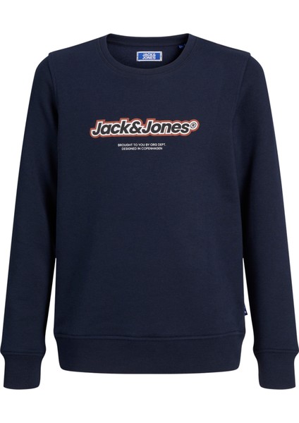 Jack & Jones Çocuk Logo Baskılı Bisiklet Yaka Sweatshirt - Vesterbro