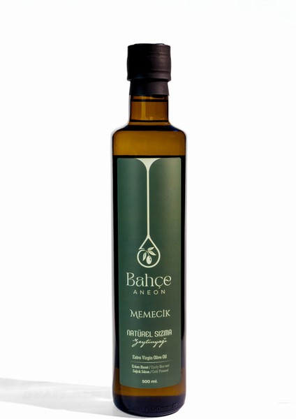 Naturel Sızma Erken Hasat Soğuk Sıkım Memecik Zeytinyağı - Yeni Sezon - 500ML