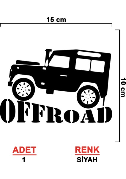 Off Road Gölge Sticker - 4x4 Sticker - Off Road Sticker - Jeep Sticker - Oto Sticker - Araba Sticker - Kaput Sticker - Kapı Sticker