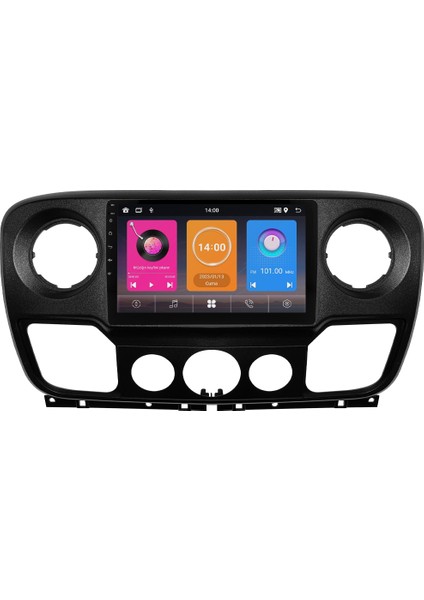 Renault Master 3 (2010-2018) Android 14 Multimedya Carplay 9 Inch 8 GB Ram / 128 GB Hafıza CRV-4773XAA