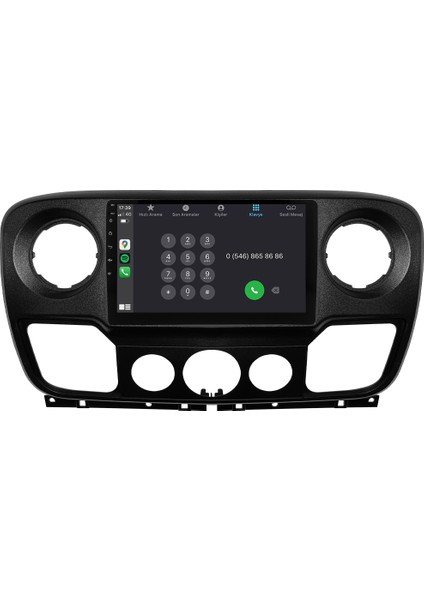 Renault Master 3 (2010-2018) Android 14 Multimedya Carplay 9 Inch 8 GB Ram / 128 GB Hafıza CRV-4773XAA