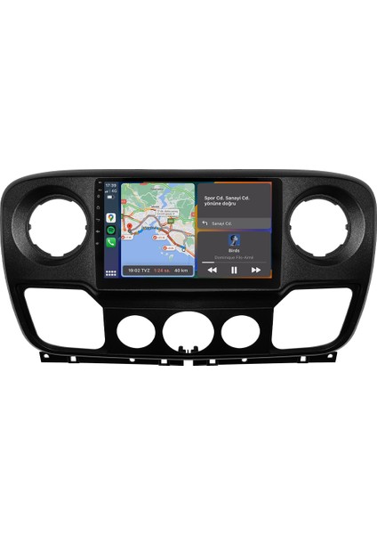 Renault Master 3 (2010-2018) Android 14 Multimedya Carplay 9 Inch 8 GB Ram / 128 GB Hafıza CRV-4773XAA