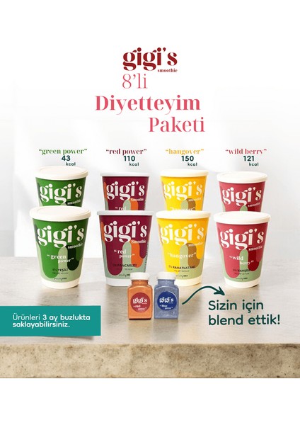 Diyetteyim Smoothie Paketi