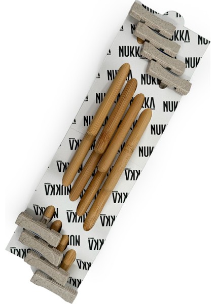 Ekolojik Bambu Plastik İçermeyen Tıraş Bıçağı 8'li