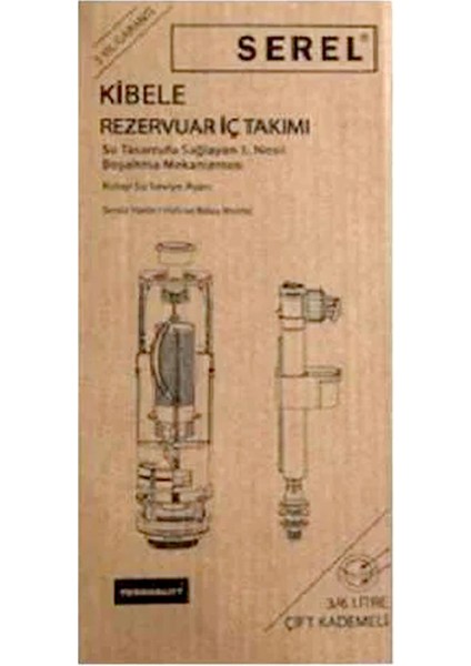 Kibele Rezervuar İç Takım 150400400003E fiyatları
