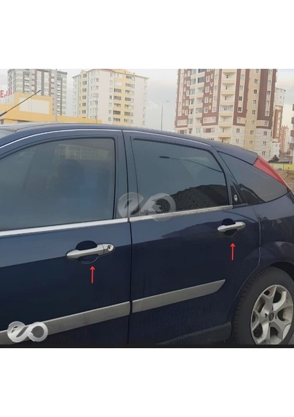 Ford Focus 1 Sedan krom Kapı Kolu 4 Kapı 1998-2005 Paslanmaz Çelik